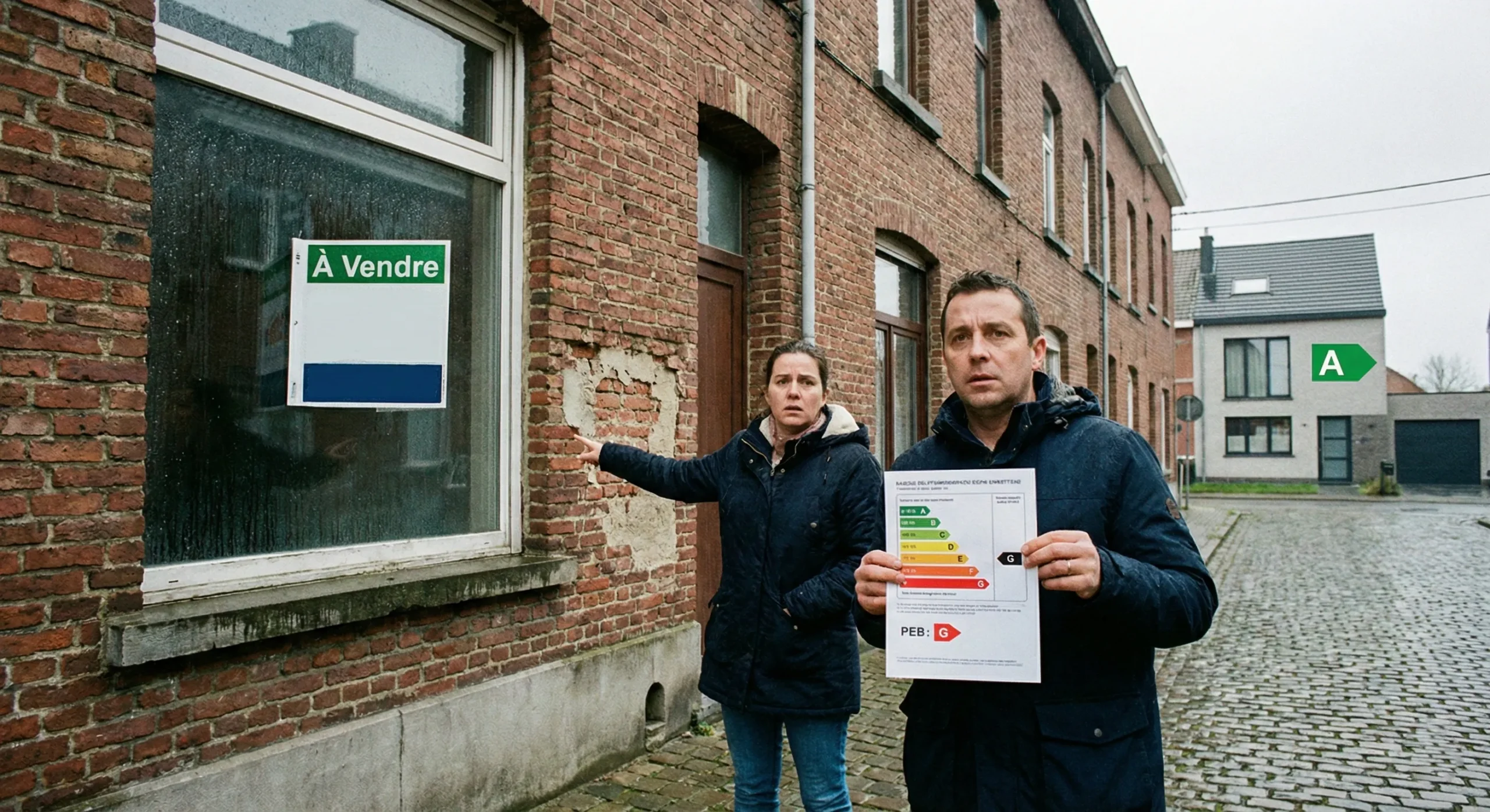 Ma maison est classée PEB F ou G : vais je réussir à la vendre